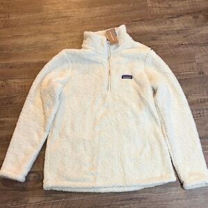 Patagonia Off-White Fleece Quarter-Zip